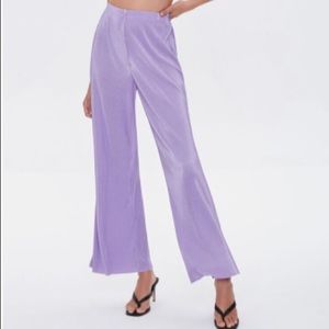 Women’s pleated wide leg pants